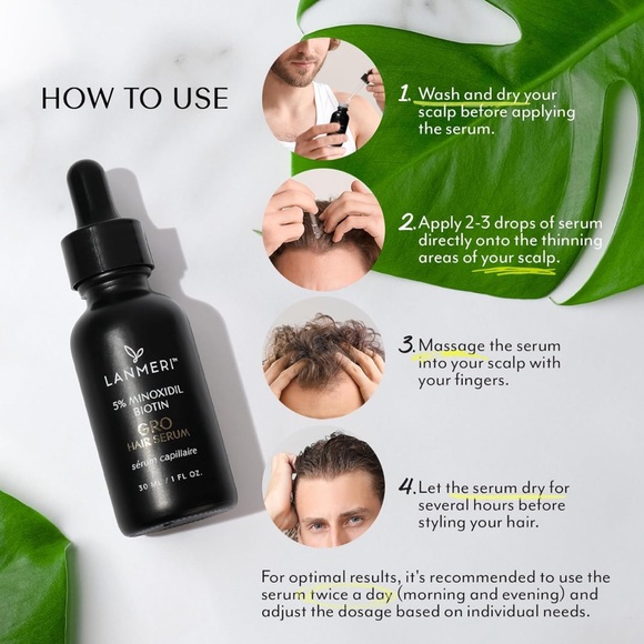 Lanmeri Biotin Group Hair Serum New Sealed - Picture 2 of 6